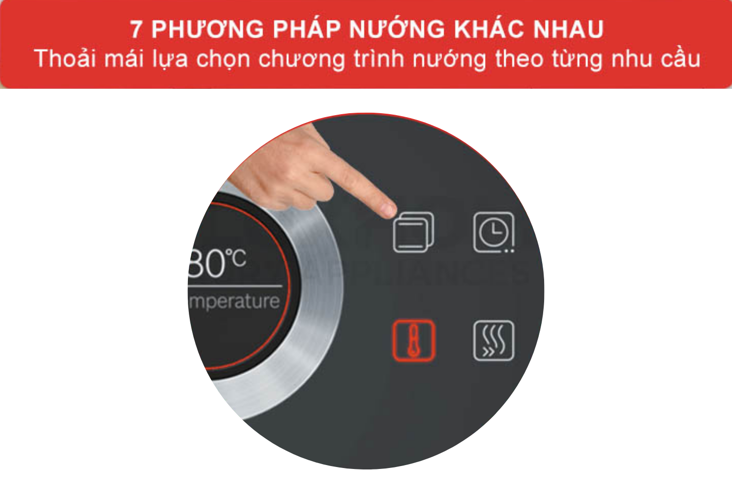 Lò nướng Bosch HBA5360BL0K trang bị 7 phương pháp nướng chuyên sâu