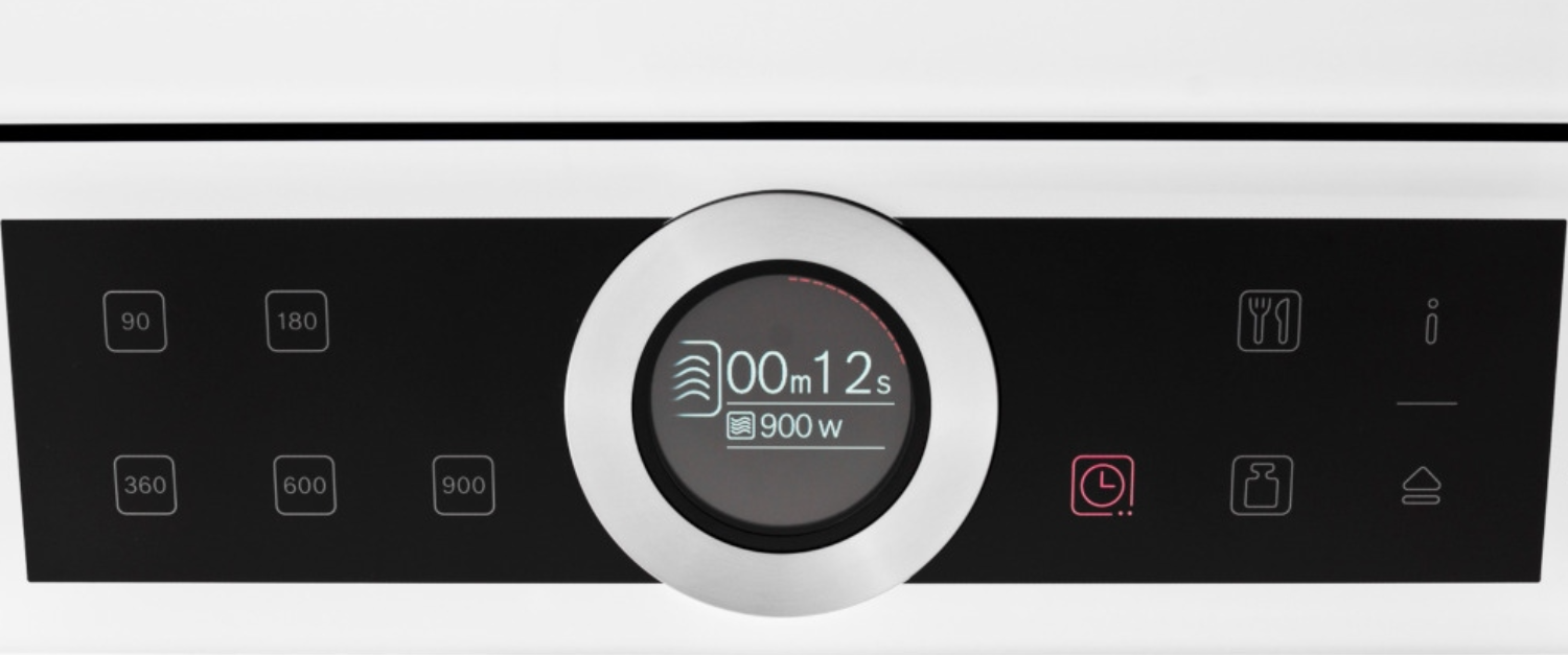 Bạn có thể di chuyển&nbsp;vòng xoay để điều chỉnh thời gian nấu, cài đặt trọng lượng,...