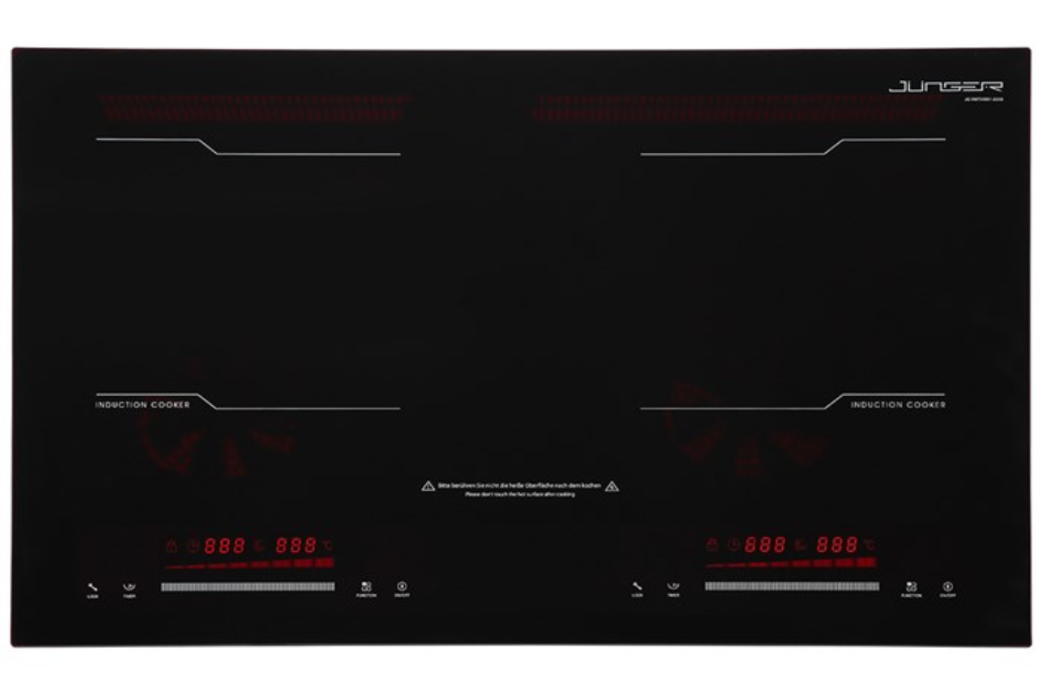 Bếp Từ Đôi Junger MK-22 | Lắp Âm/Dương 2 Vùng Nấu