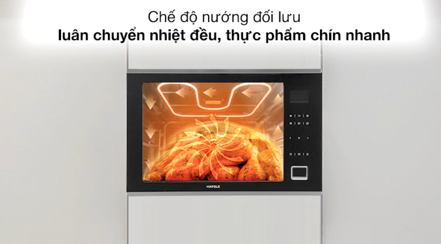 Lò vi sóng Hafele HM-B38C (538.01.111) được trang bị loạt chương trình nấu nướng thông minh