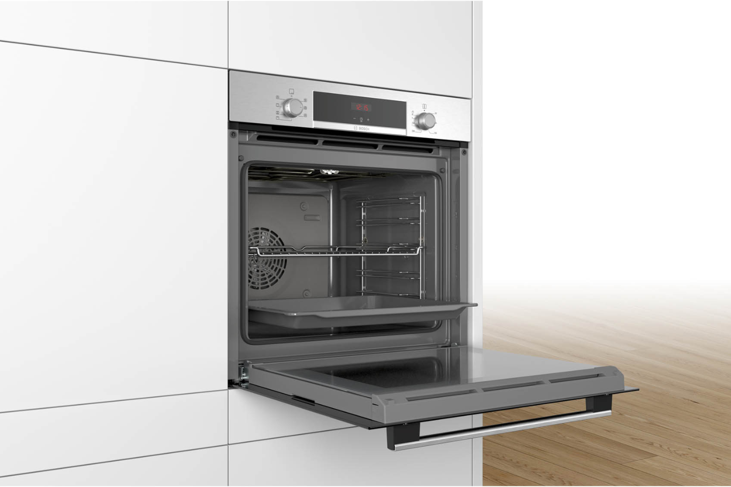 Lò nướng Bosch HBA5370S0 Series 4 được trang bị 7 chương trình gia nhiệt chính