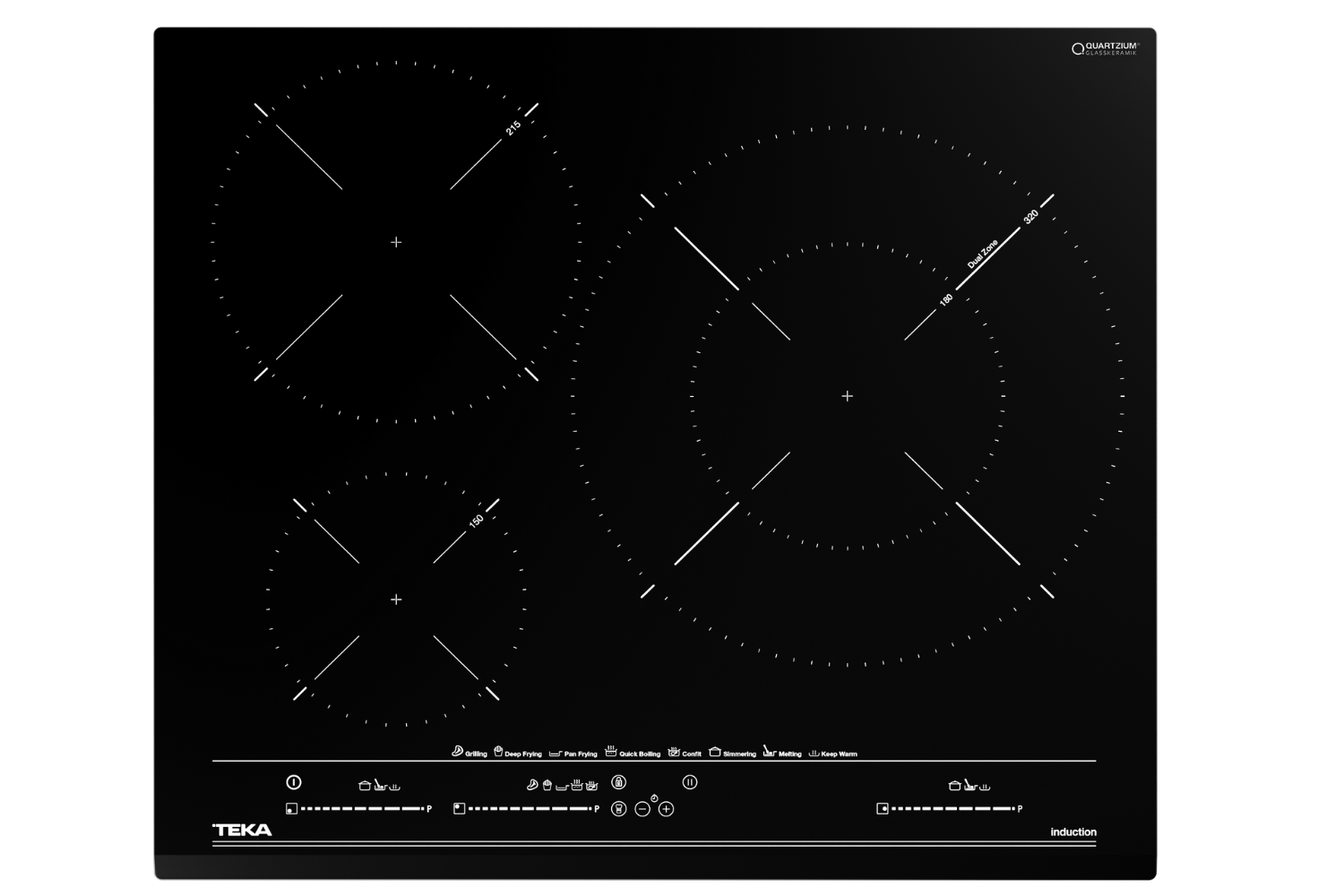 Bếp từ 3 vùng nấu Teka IZC 63630 BK MST