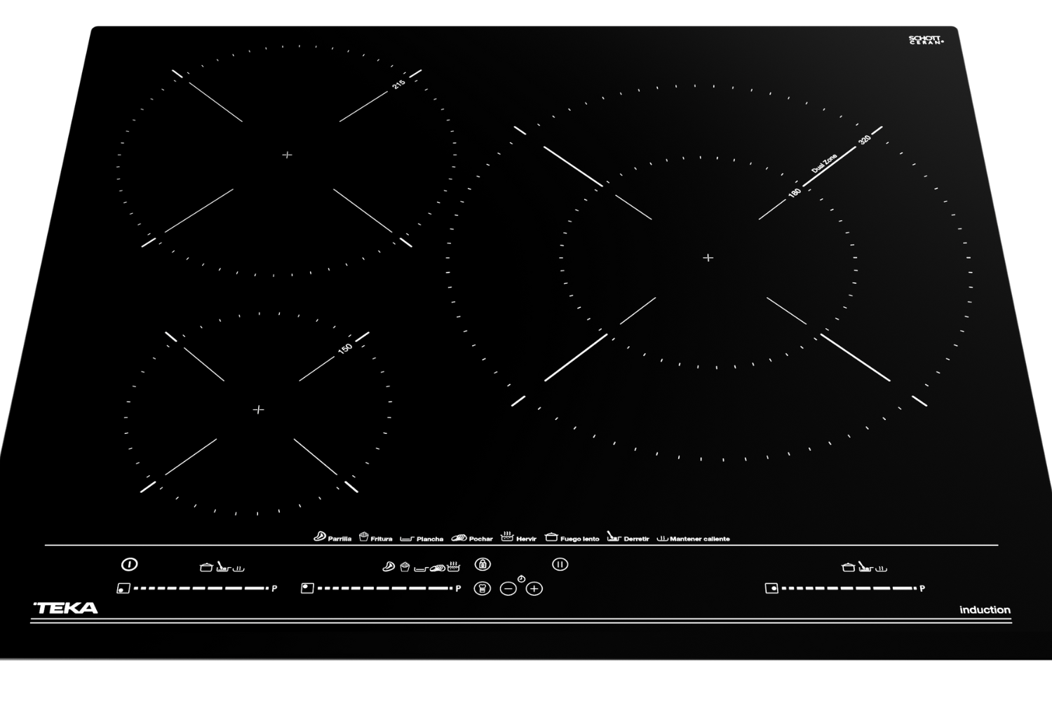 Bếp từ 3 vùng nấu Teka IZC 63632 BK MST