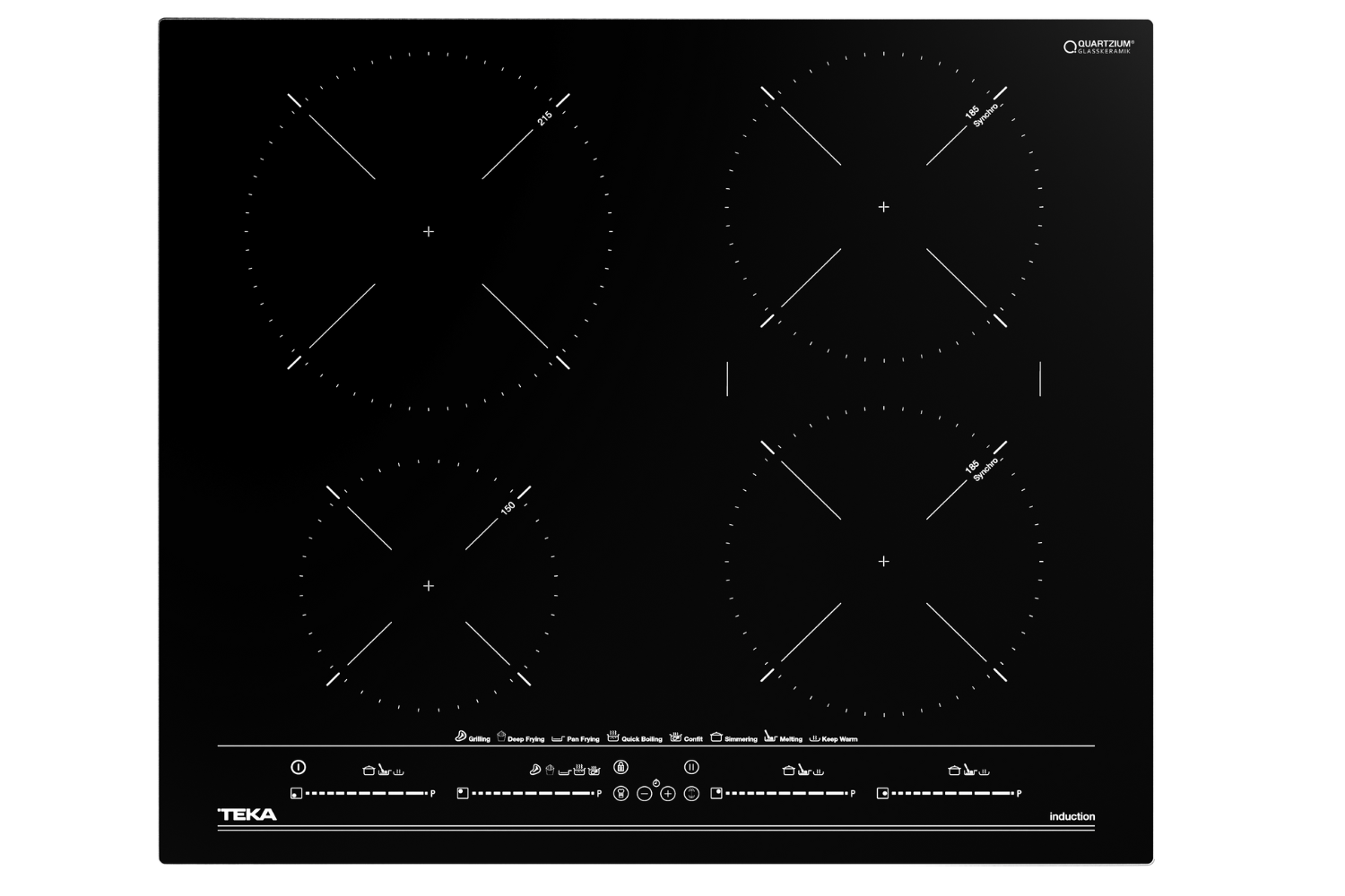 Bếp từ 4 vùng nấu Teka ITC 64630 BK MST