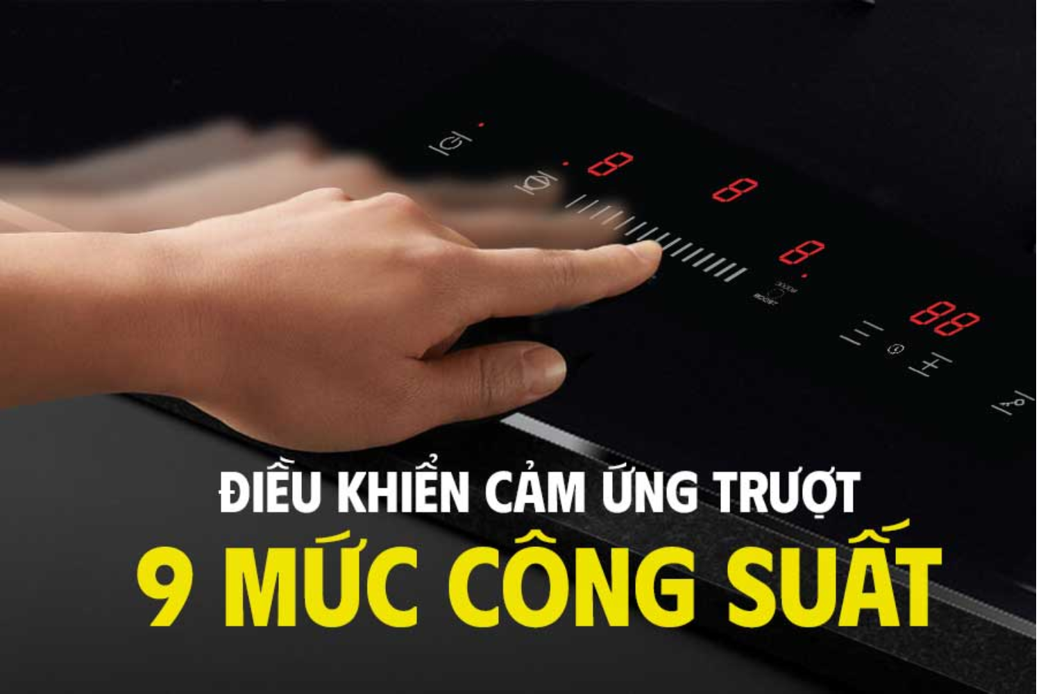 Eurosun EU-TE882G điều khiển cảm ứng trượt Slider