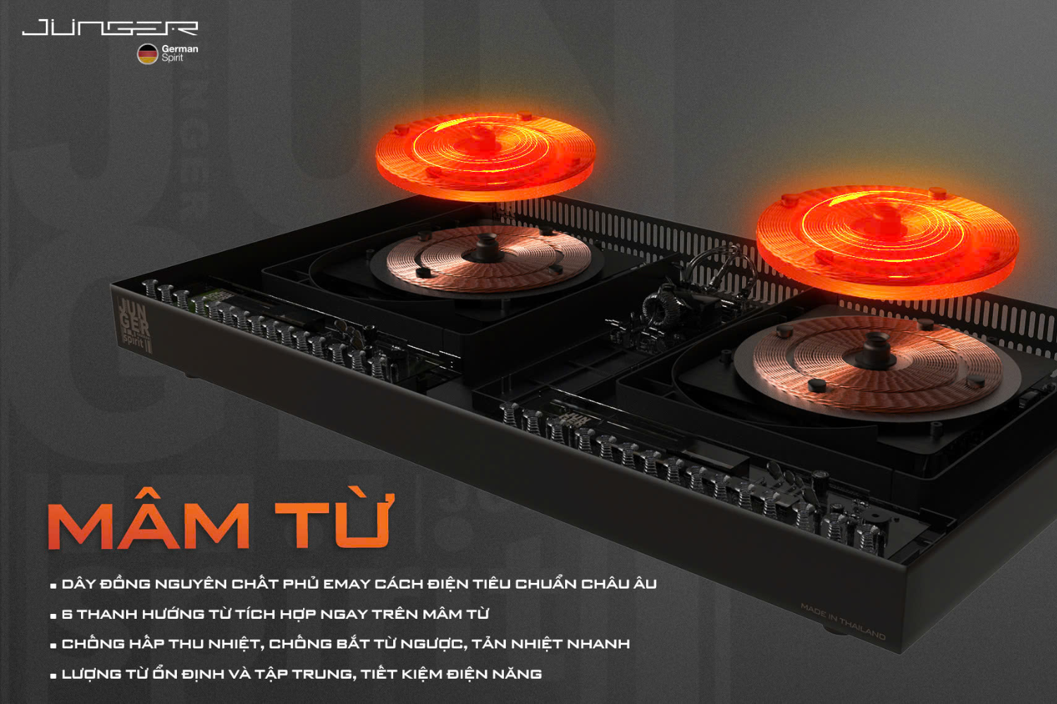 Mâm từ – Truyền nhiệt chính xác, hiệu suất cao