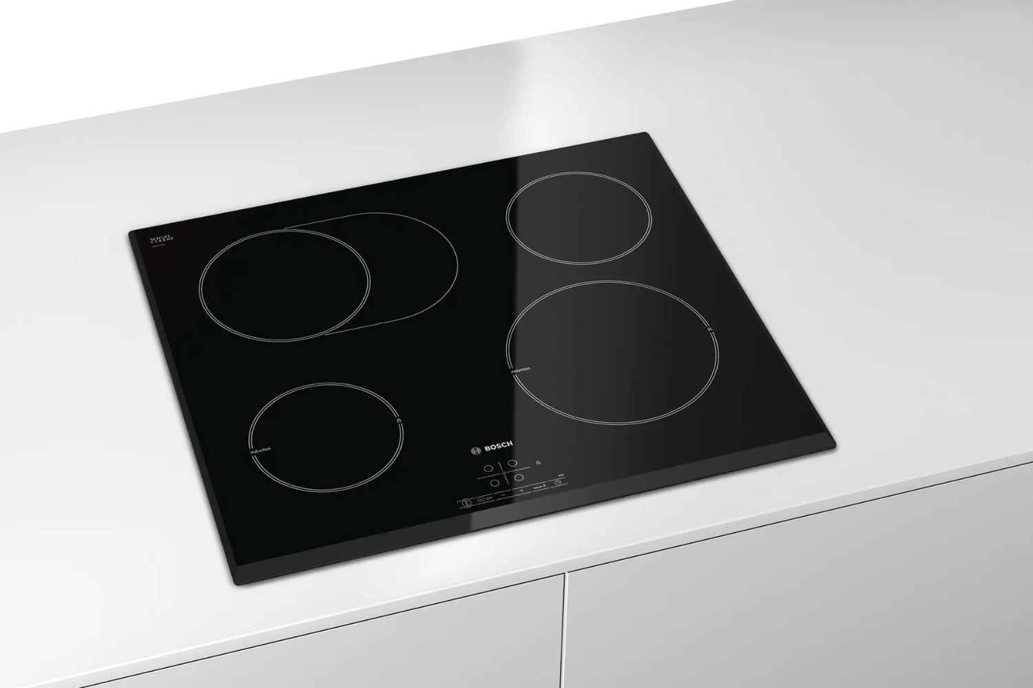 Bếp điện từ Bosch PIC651B17E sở hữu vẻ ngoài tinh tế, phù hợp với mọi không gian bếp hiện đại