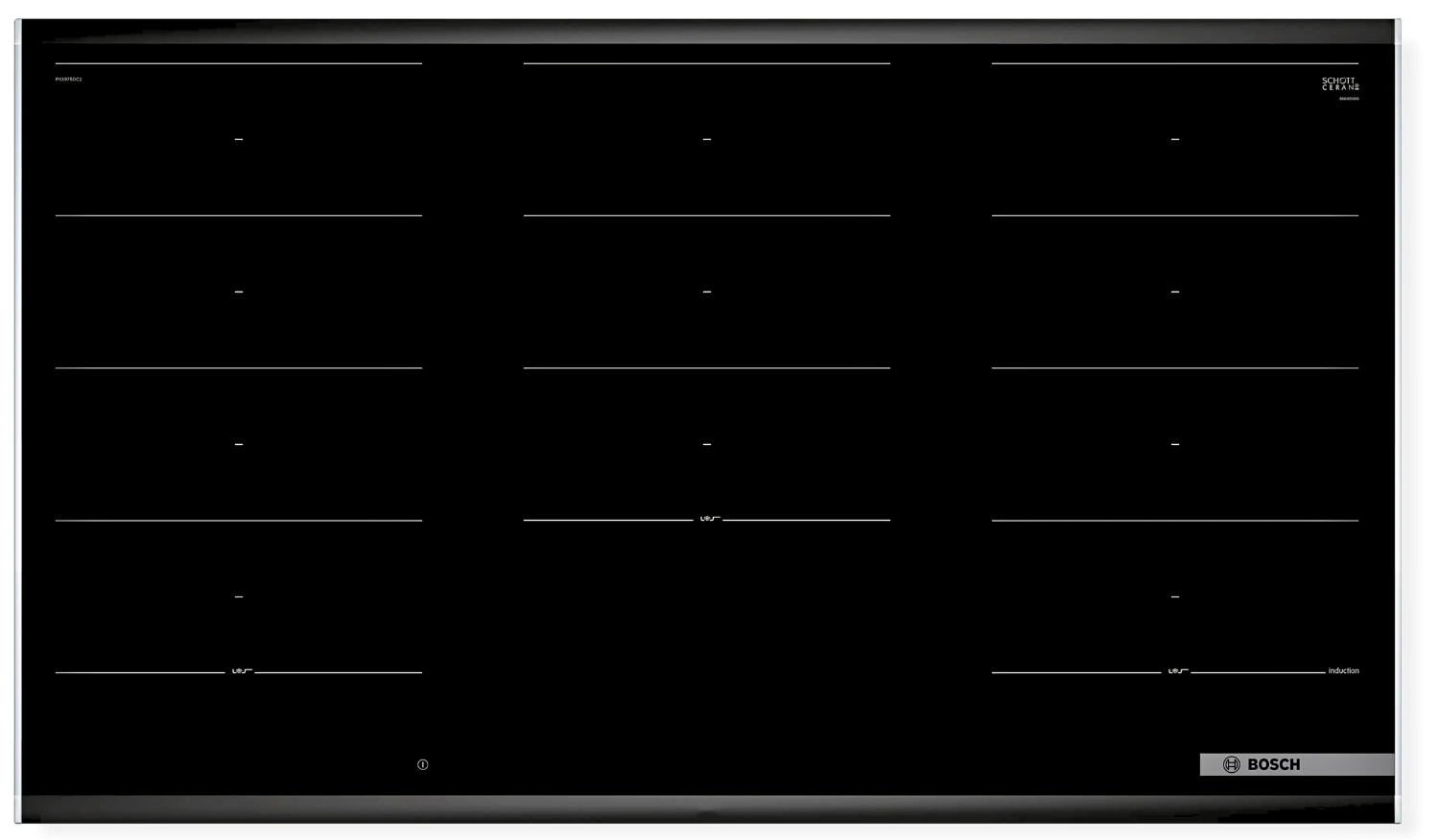 Bếp sử dụng mặt kính Schott Ceran - vật liệu hàng đầu từ Đức