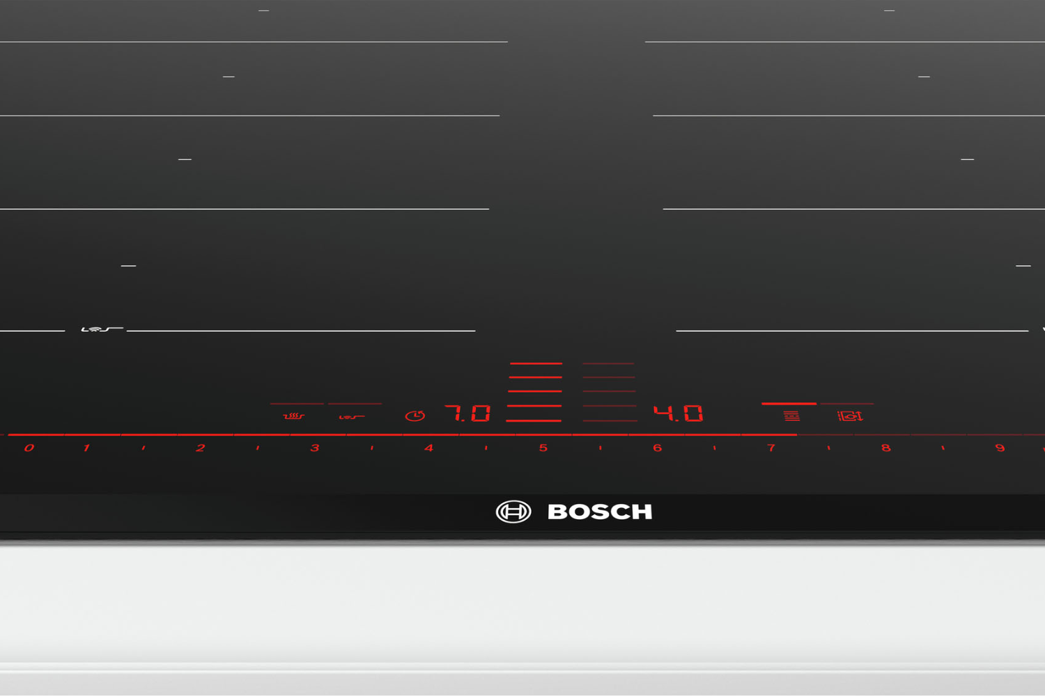 Bảng điều khiển cảm ứng cực rộng giúp bạn có thể lựa chọn 17 cấp độ công suất khác nhau