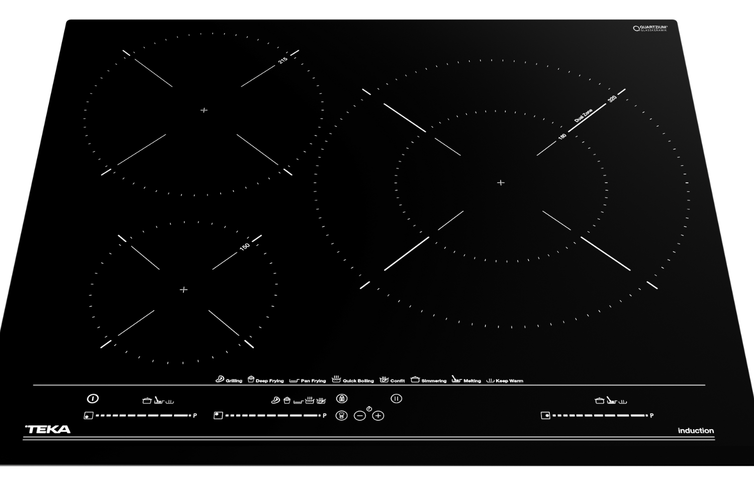Bếp từ 3 vùng nấu Teka IZC 63630 BK MST