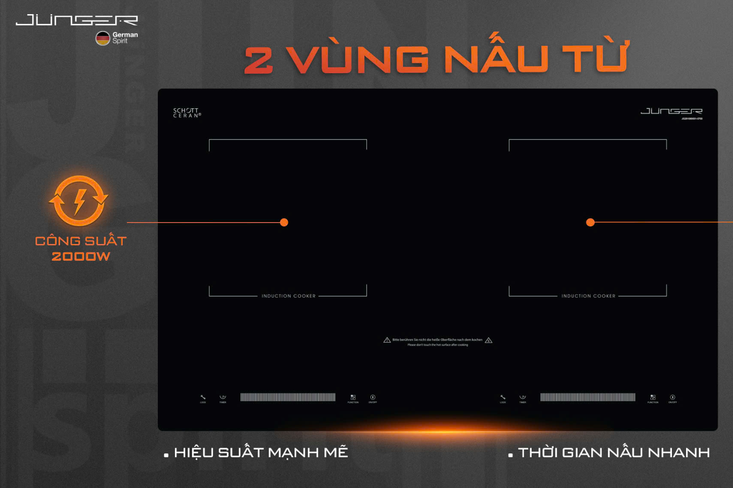 Bếp từ đôi – Nguyên lý hoạt động thông minh