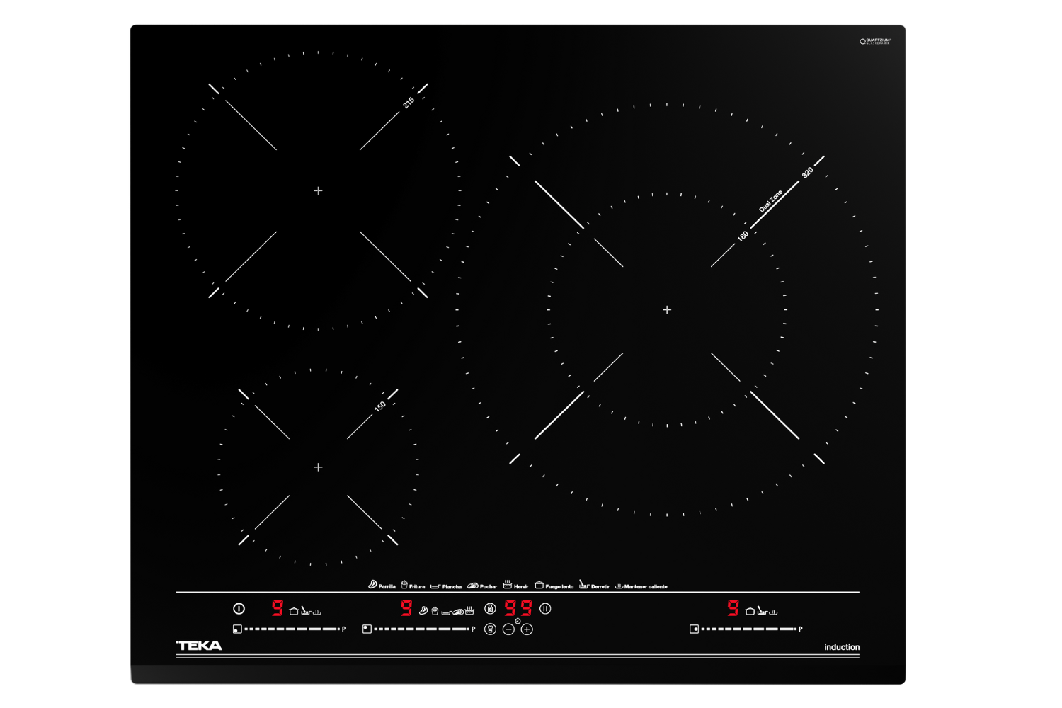 Bếp từ 3 vùng nấu Teka IZC 63632 BK MST