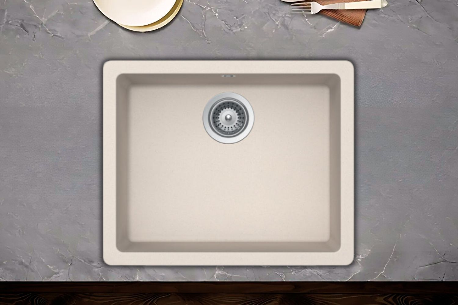 Hafele HS19-GEN1S60 570.35.430 chế tác từ chất liệu đá thạch anh siêu bền