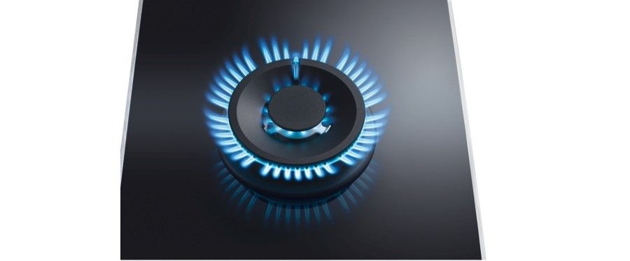 Bosch PRA326B70E thiết kế 1 vùng nấu với đầu đốt ổn định