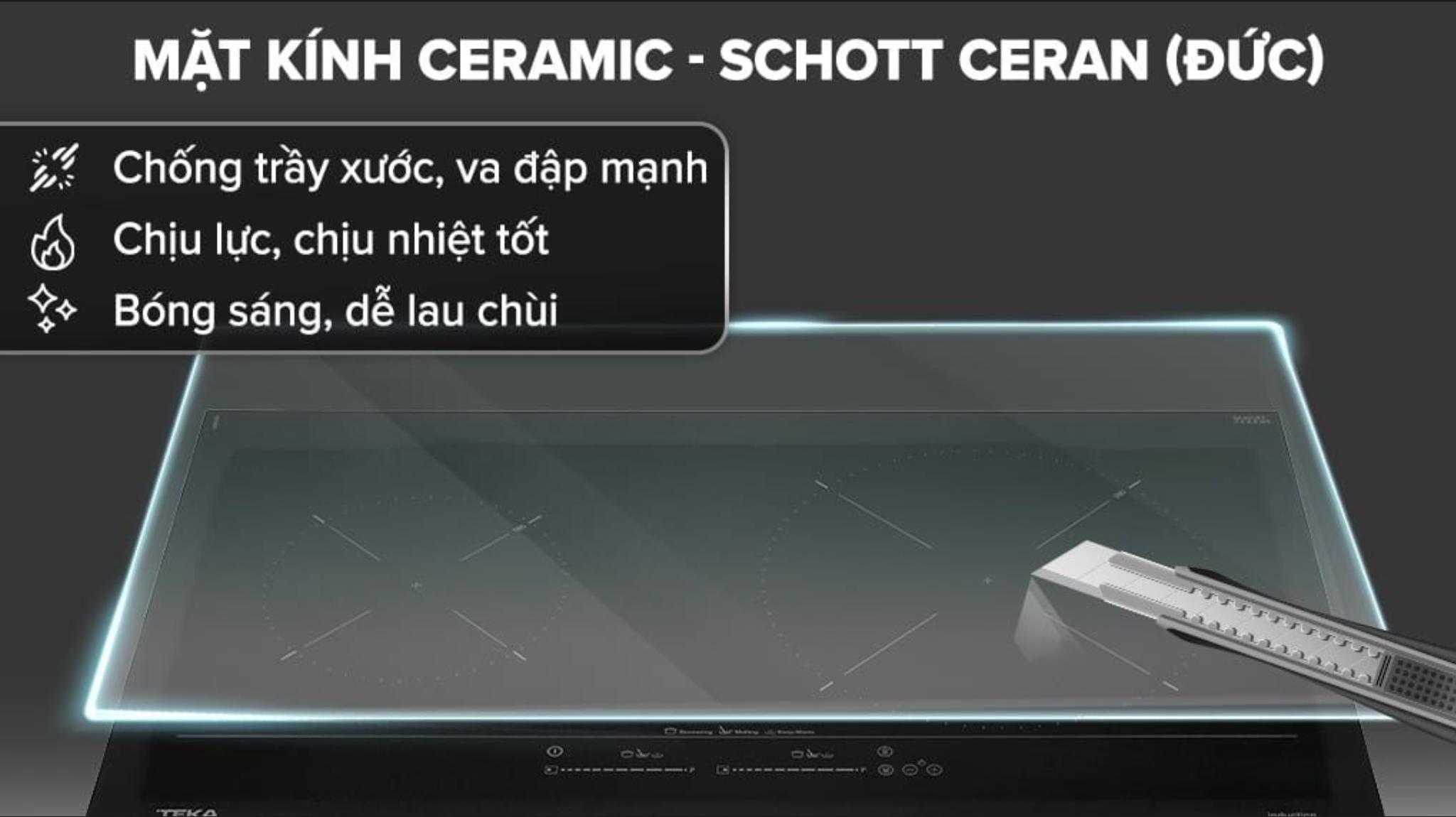 Bếp từ đôi Teka IZC 72610 MST BK