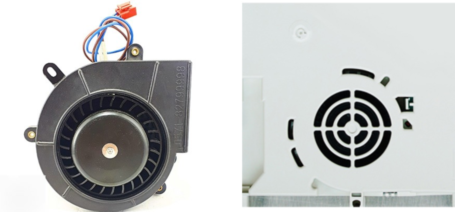 Bosch trang bị loại quạt lồng sóc (quạt tuabin) có hiệu suất cao