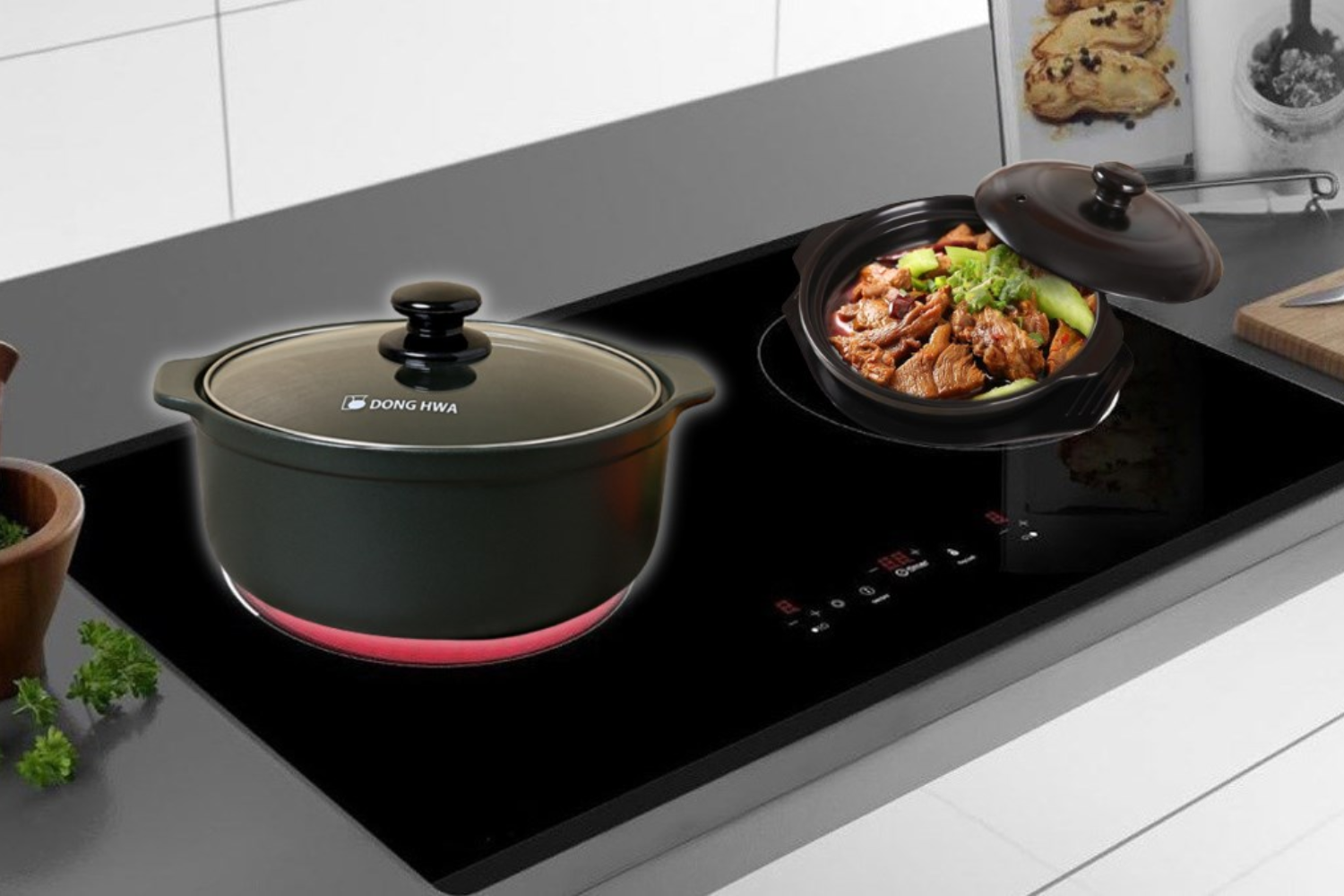 Bếp điện dùng được với mọi loại nồi có đáy phẳng