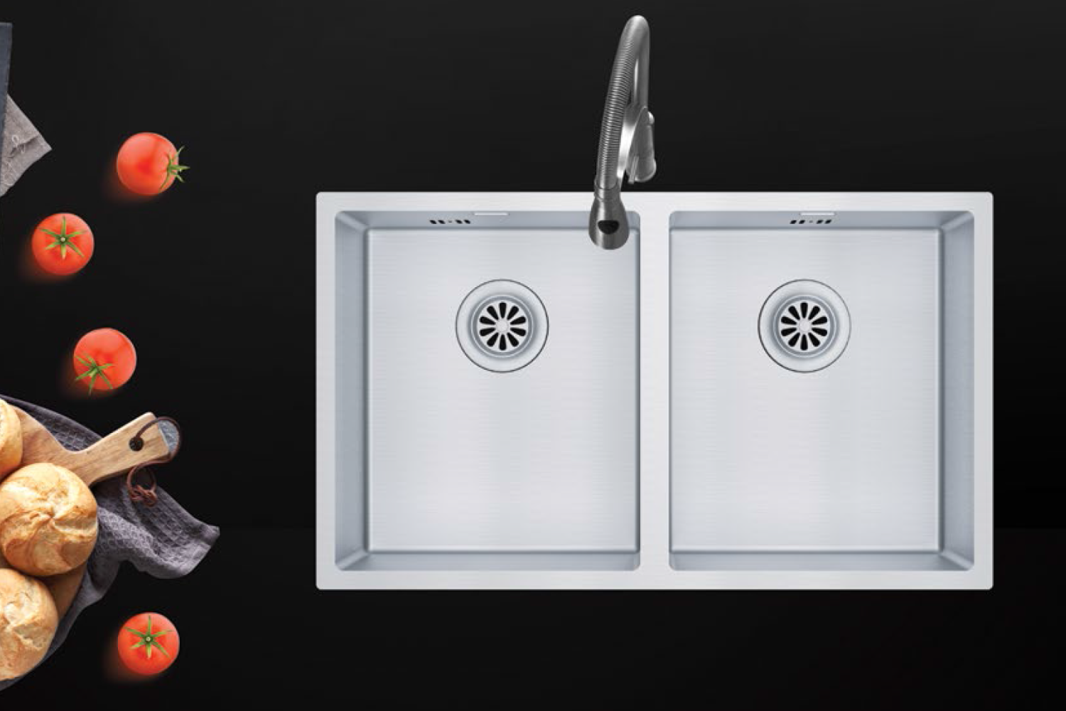 Bề mặt inox sáng bóng giúp dễ dàng vệ sinh