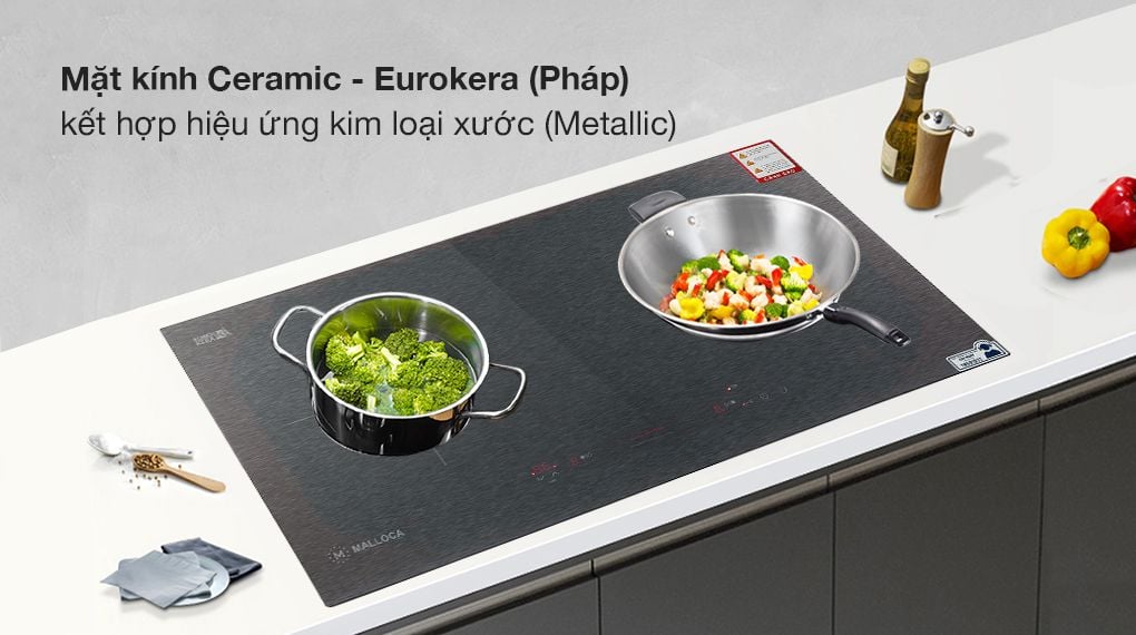 Thiết kế kính Ceramic - Eurokera (Pháp) bền bỉ