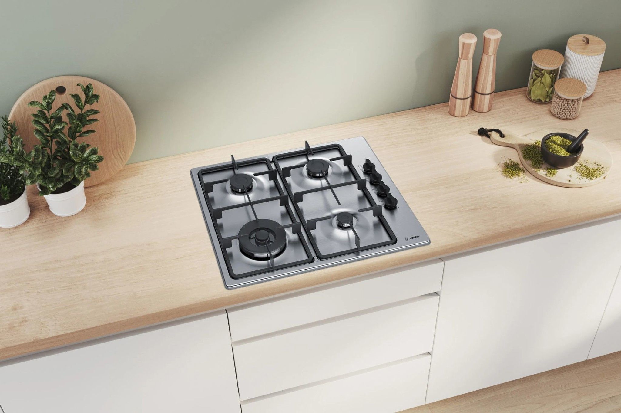 Bosch PBH6B5B60 khi được lắp đặt thực tế trong gian bếp