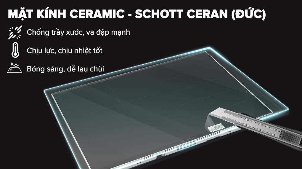 Mặt kính Schott Ceran cao cấp
