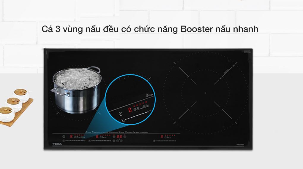 Chức năng Booster giúp người dùng nấu nhanh hơn