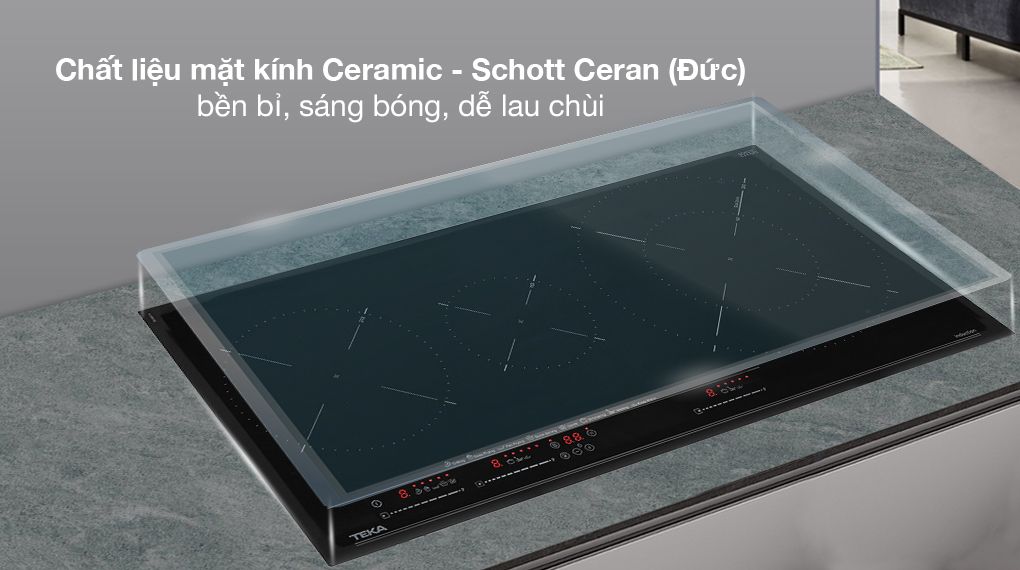 Teka IZC 83620 sử dụng mặt kính Schott Ceran cao cấp