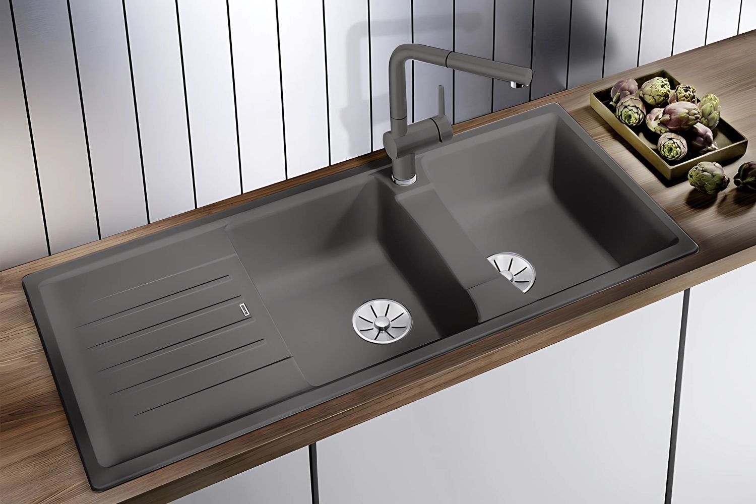 Chậu rửa bát hình chữ nhật