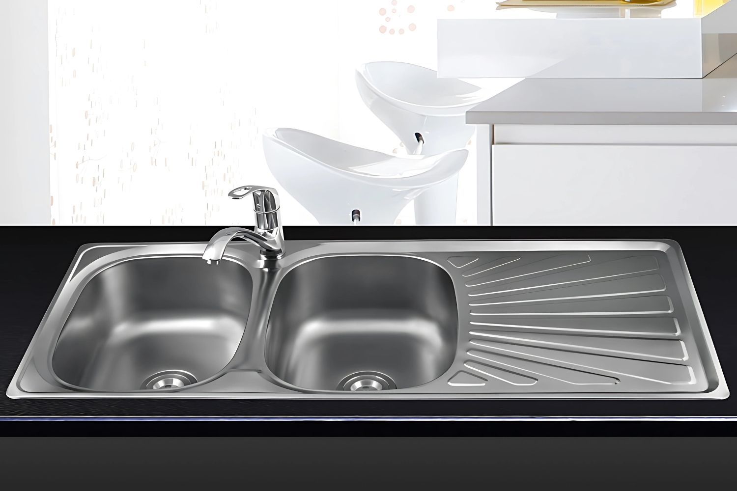 Chậu rửa bát bằng inox chống gỉ