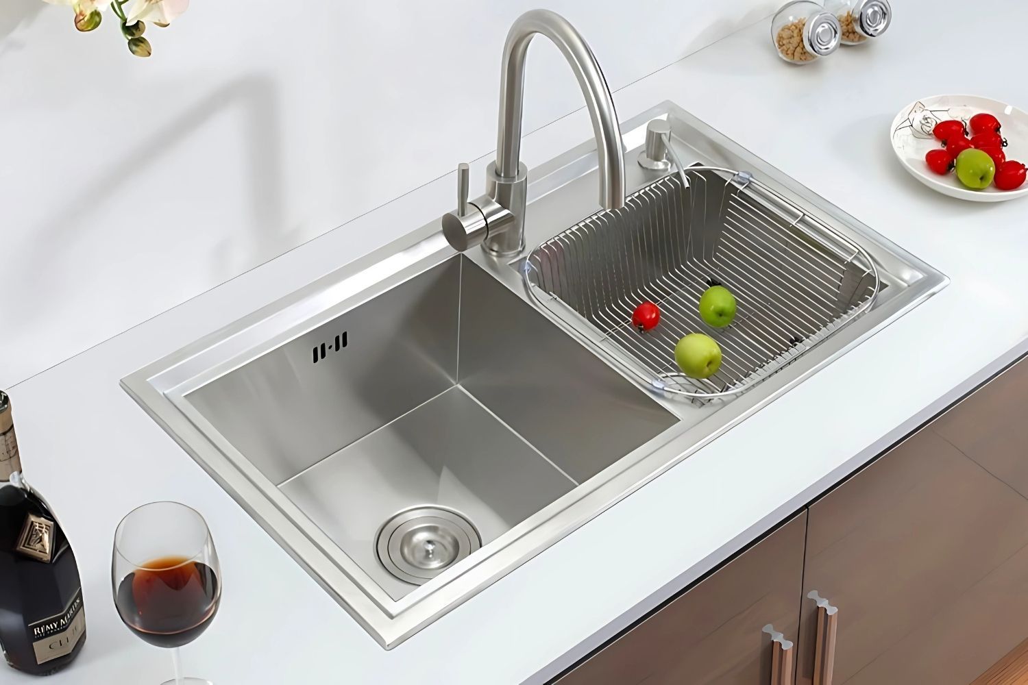 Chậu rửa bát lắp nổi