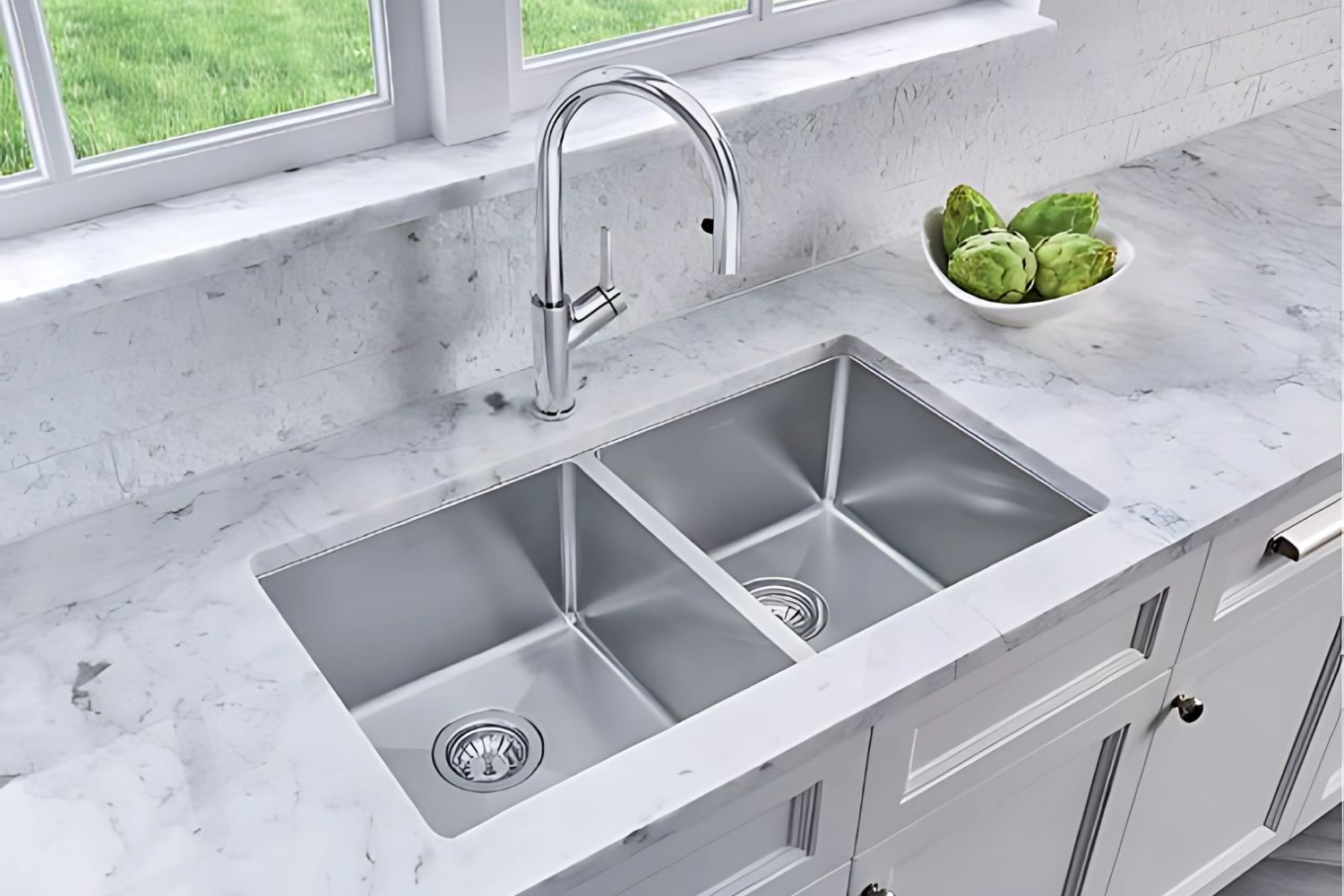 Chậu rửa bát lắp âm