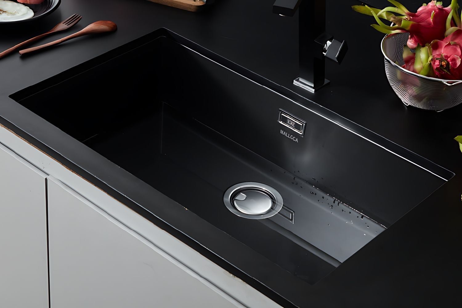 Chậu rửa bát Malloca hình chữ nhật