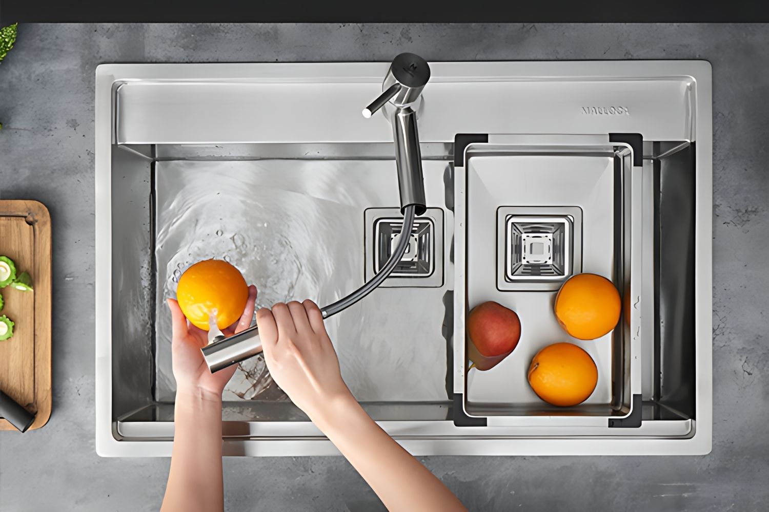 Hồ chậu rửa bát Malloca