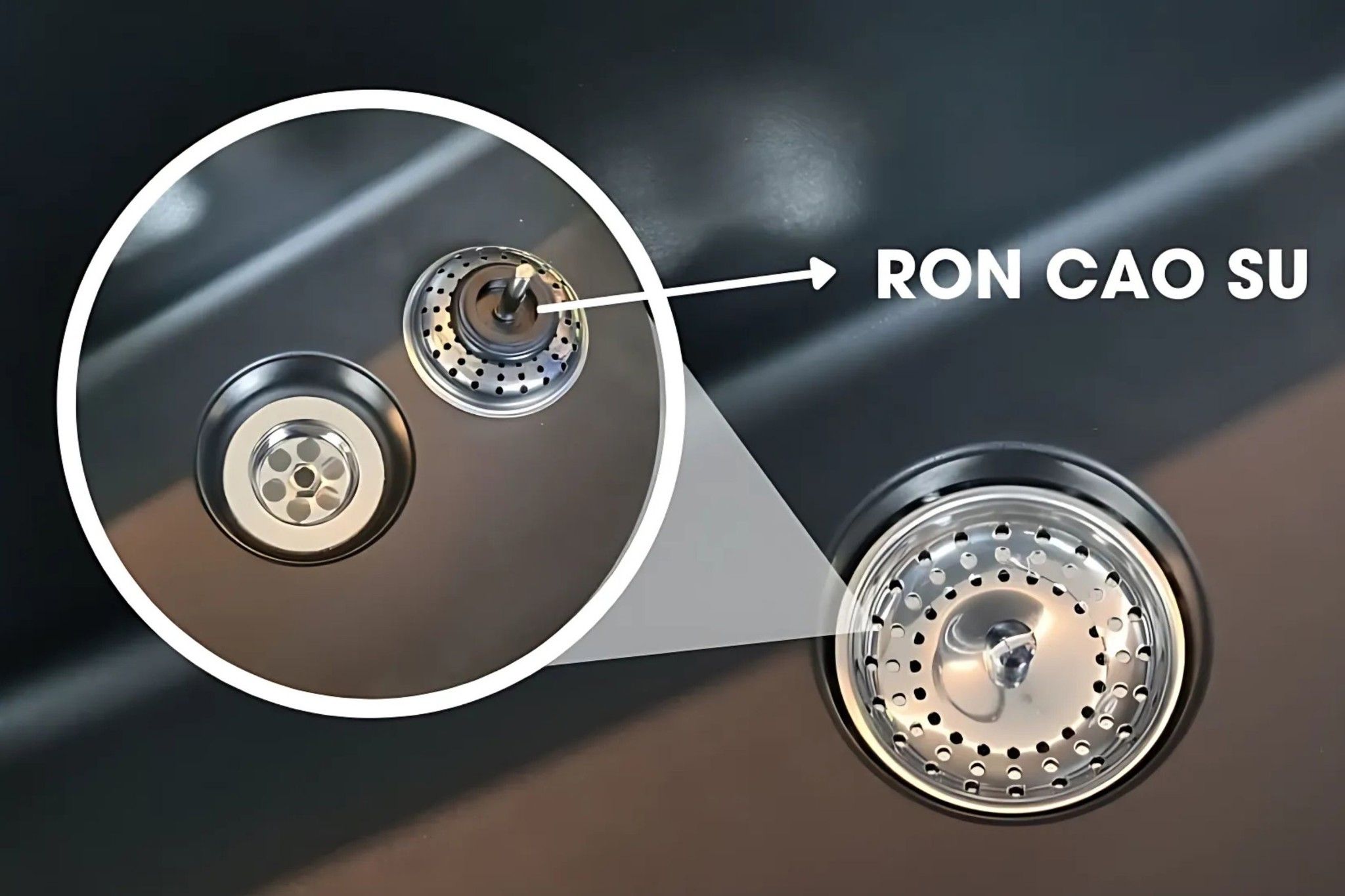 Rổ rác inox không gỉ, tiện lợi, thao tác dễ dàng