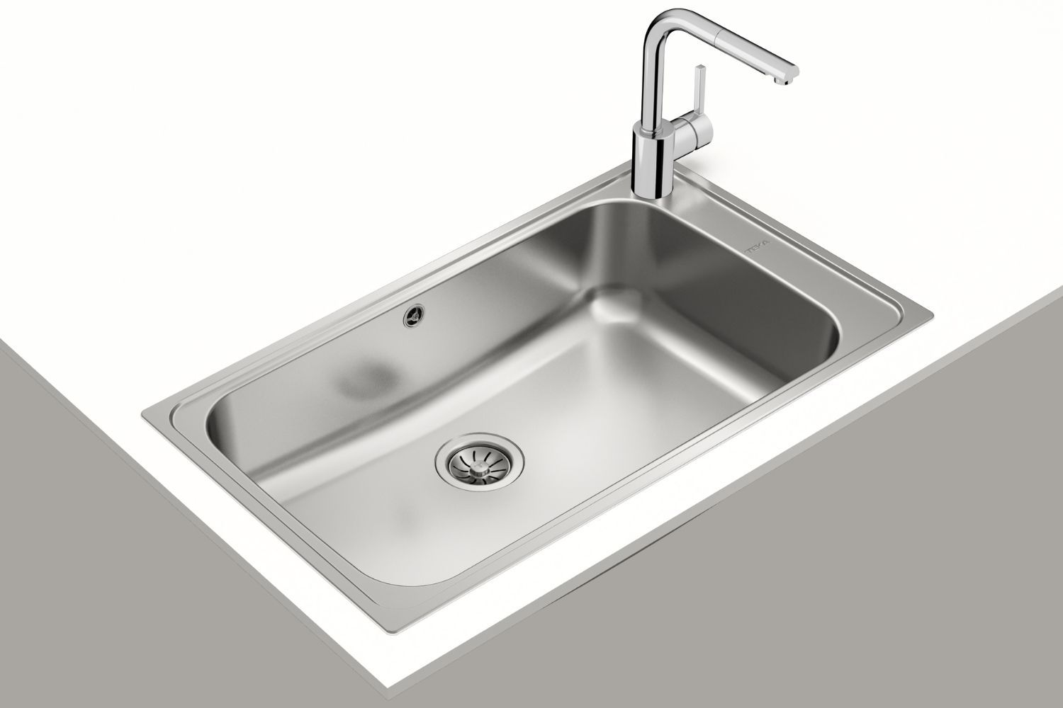 Chậu rửa bát 1 hố Teka BАНІА 1B PLUS hiện đại