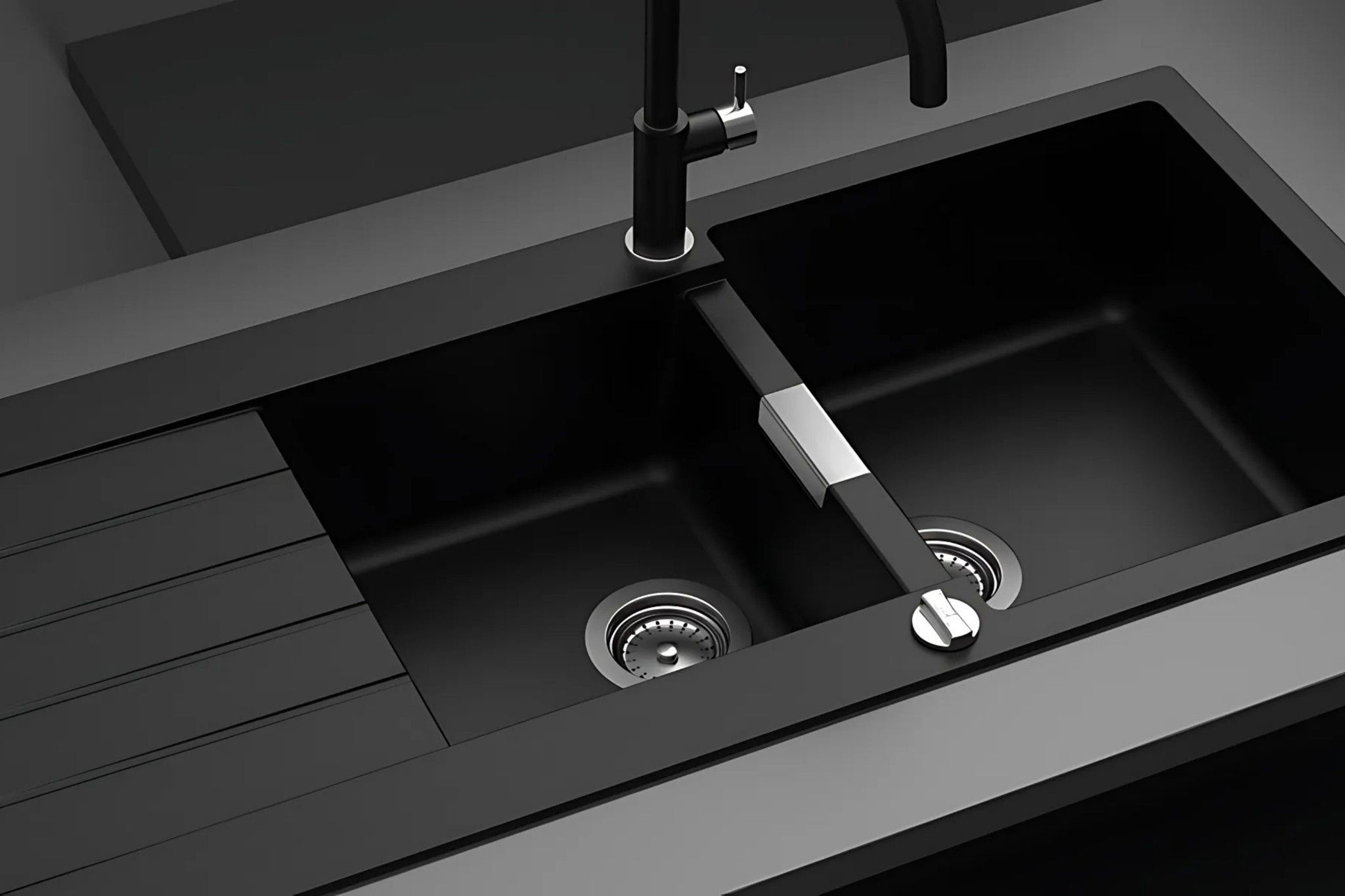 Tông màu đen sang trọng, thu hút