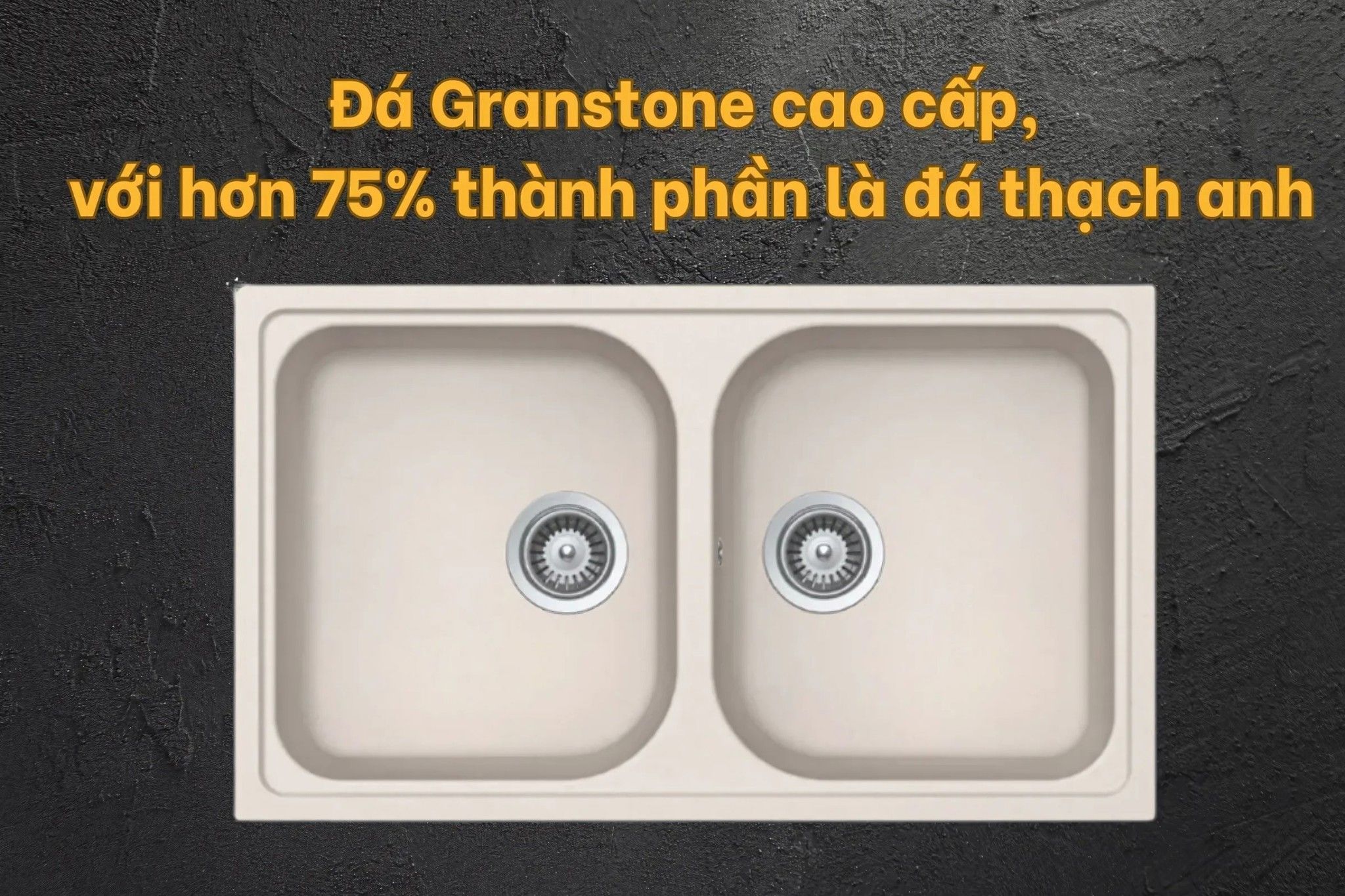 Hafele HS19-GEN2R90 570.35.480 được chế tác từ đá Granstone hiện đại