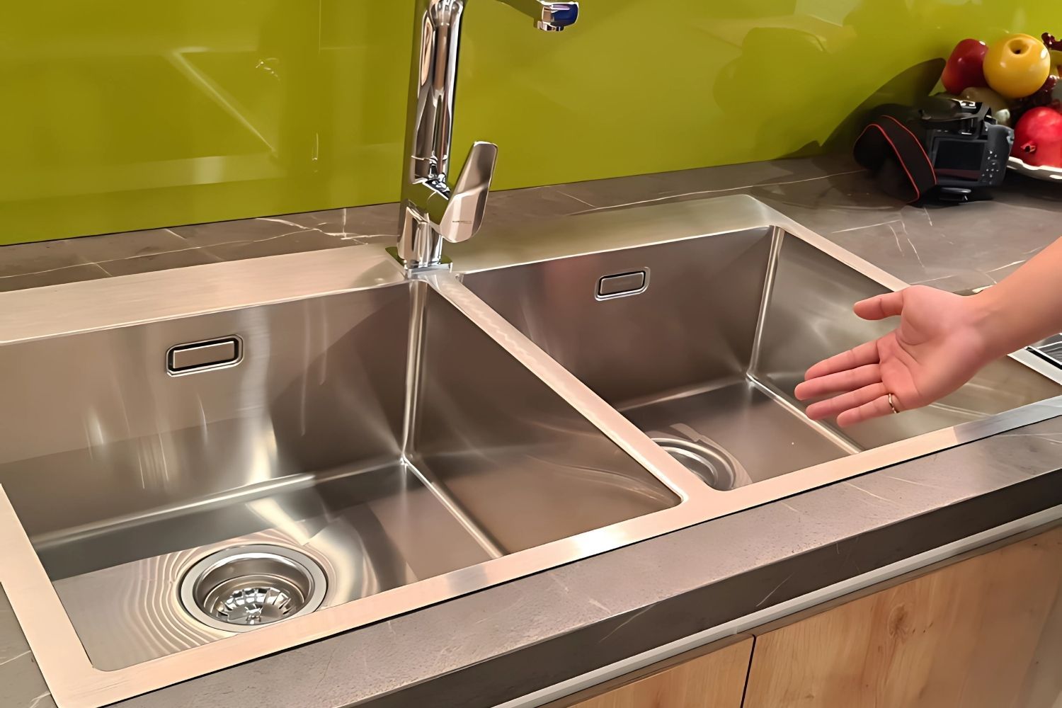 Hạn chế tối đa tiếng ồn từ lớp vật liệu dưới đáy chậu