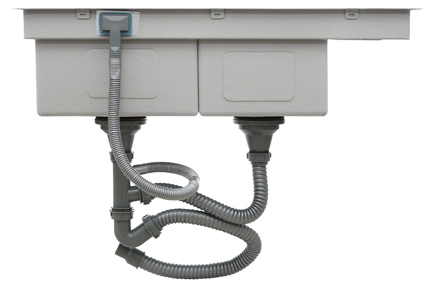 Bộ xả kèm theo chậu rửa bát giúp ngăn mùi hiệu quả