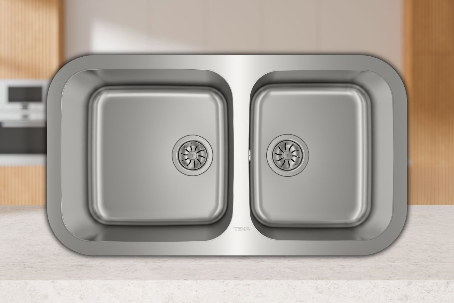 Teka BE 2B 845 R có độ sâu giữa 2 hố khác nhau