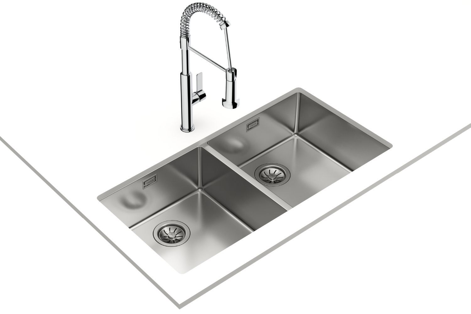 Teka BE LINEA RS15 2B 860 thiết kế 2 hố rửa rộng rãi