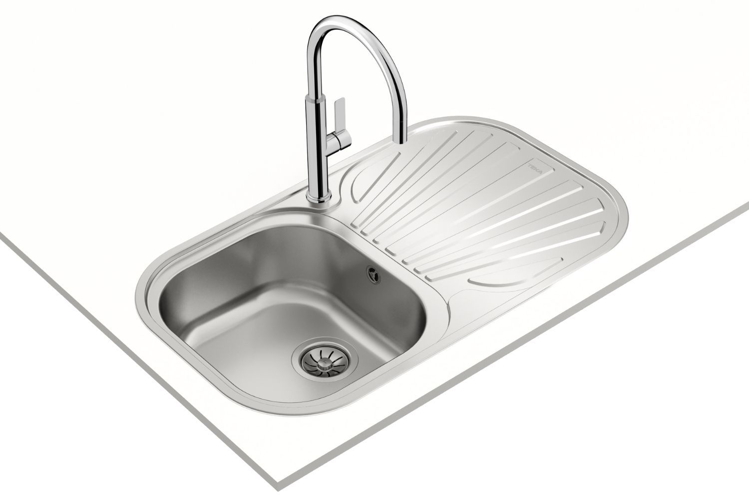 Chậu bếp Teka STYLO 1B 1D lắp nổi hiện đại