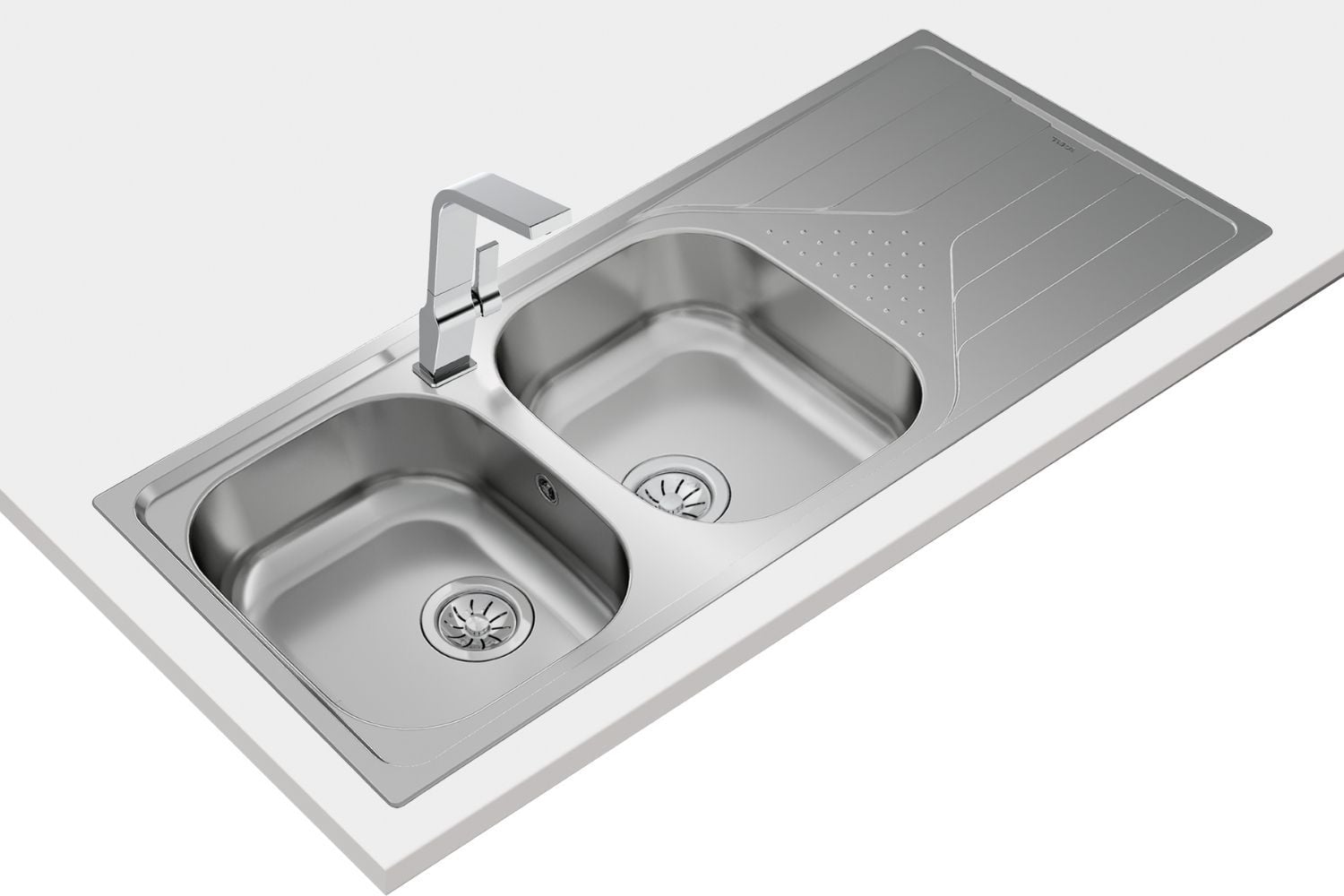 Chậu rửa bát Teka UNIVERSE 80 Т-ХP 2B 1D được lắp nổi hiện đại