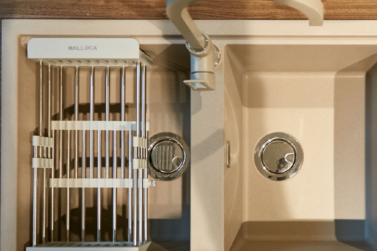 Chậu rửa bát malloca bianco k-45062