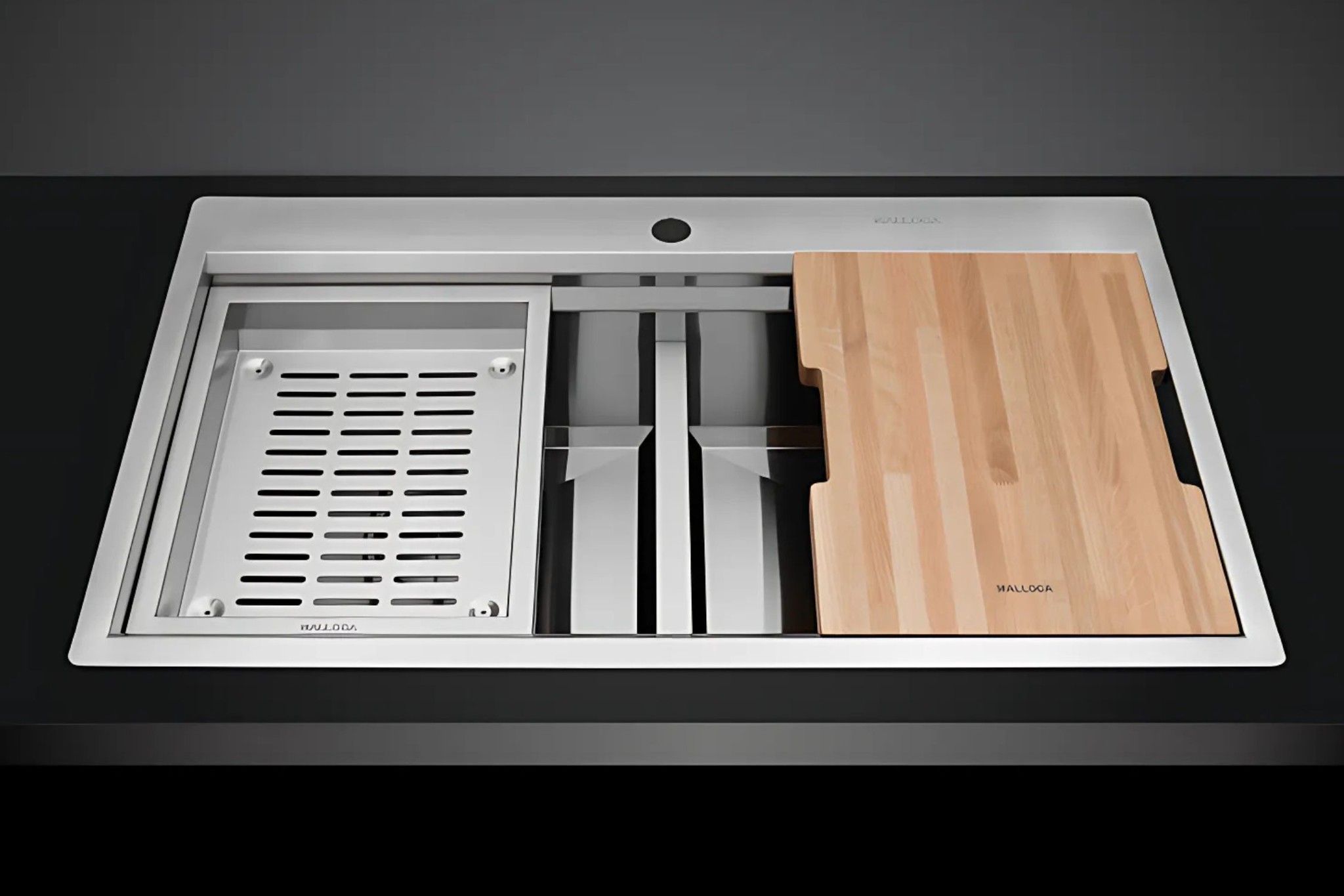 Chậu rửa bát Malloca Slide MS 862 được thiết kế cao cấp, sang trọng