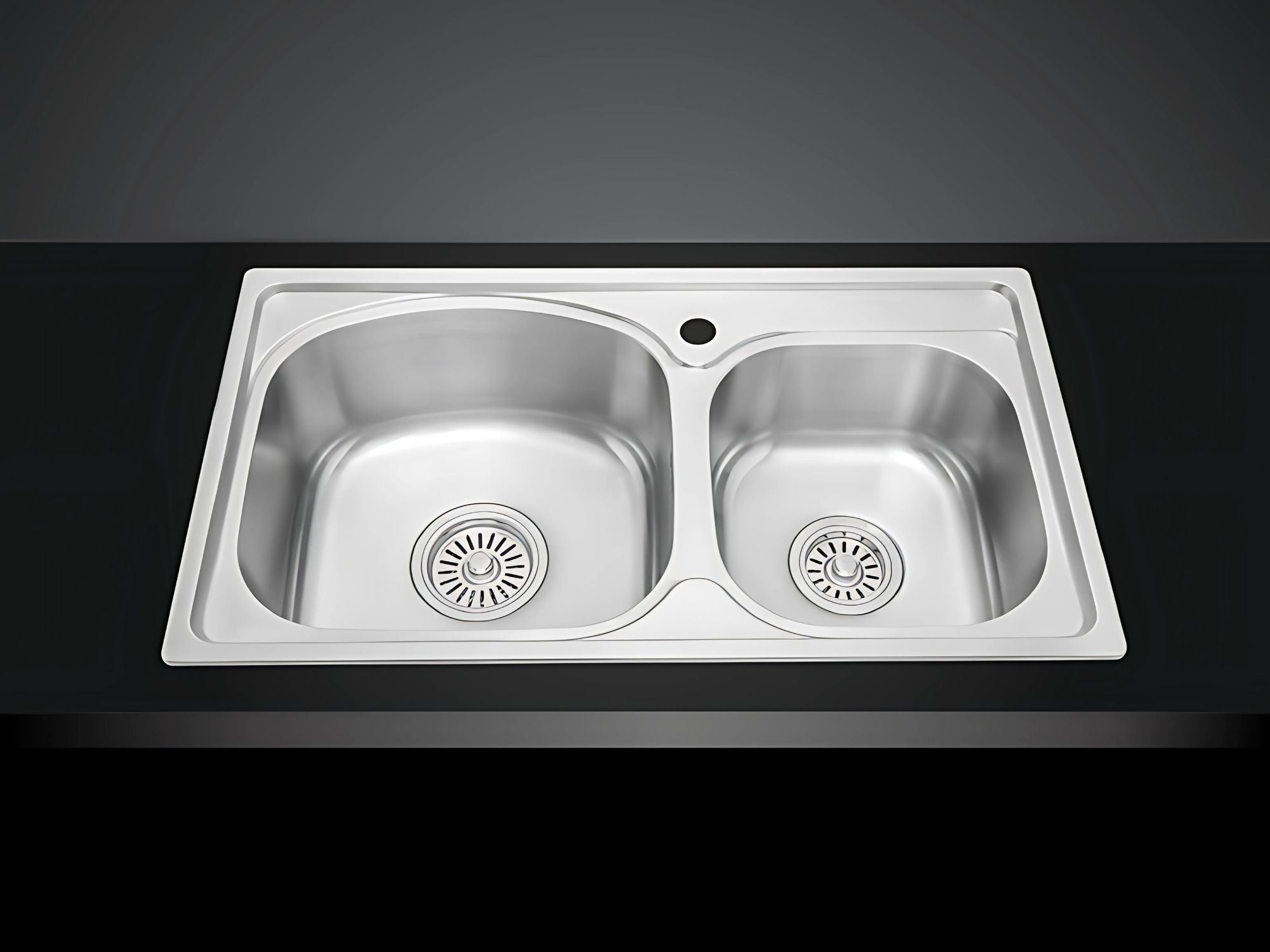 Thiết kế 2 hố rửa tách biệt