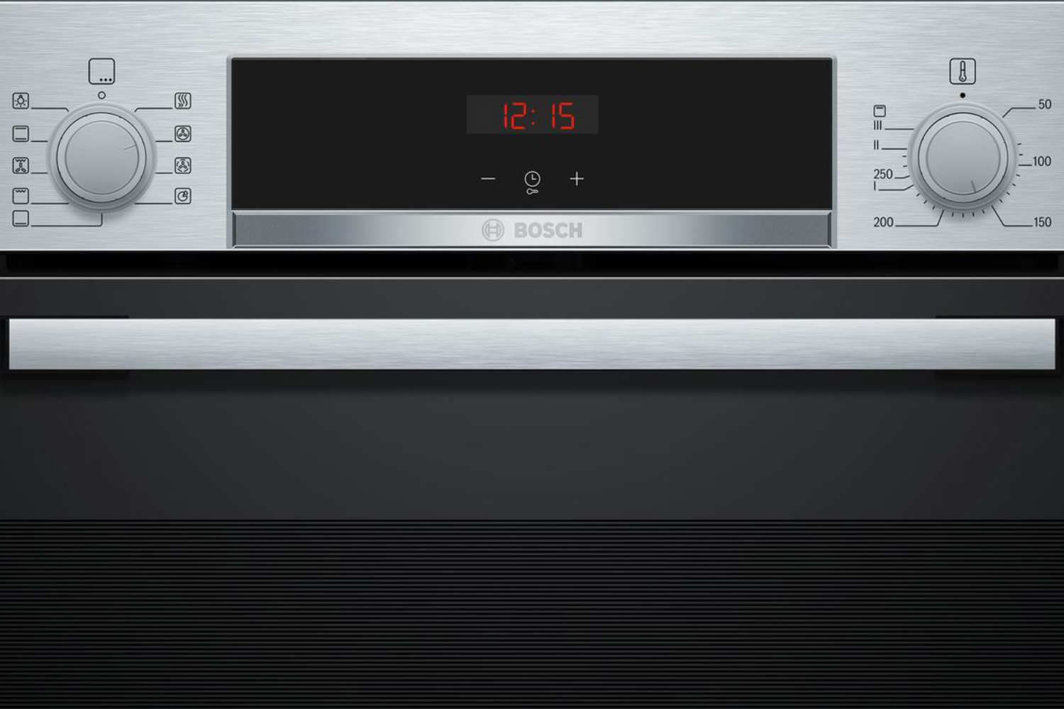 Lò nướng Bosch HBA3140S0 được thiết kế với bảng điều khiển trực quan