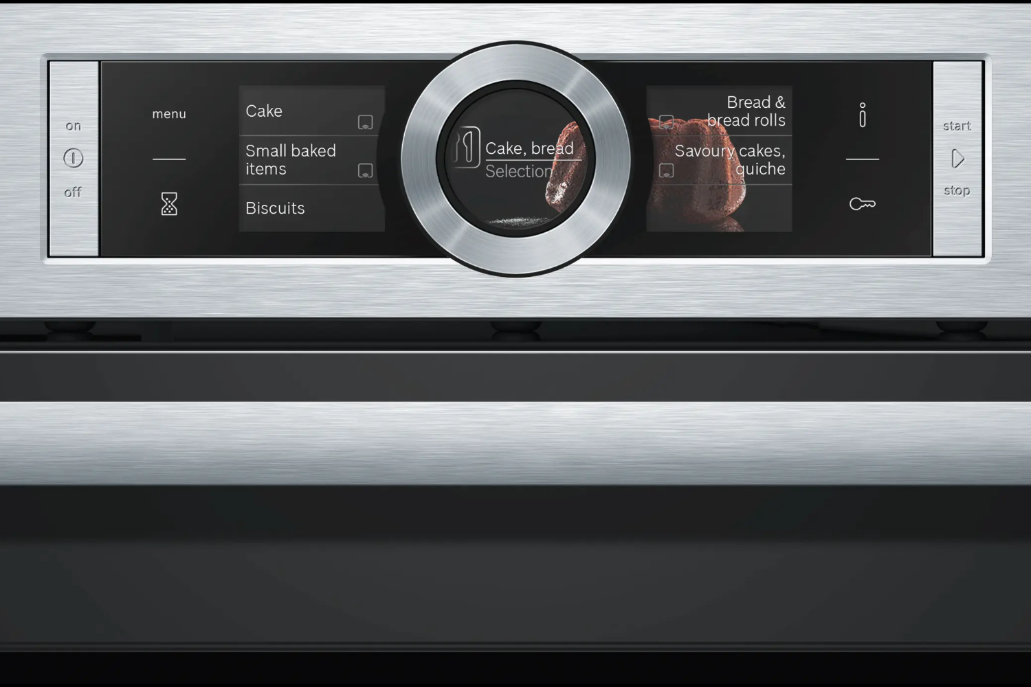 Lò nướng Bosch CMG636BS1 mang đến trải nghiệm điều khiển hiện đại và tiện lợi