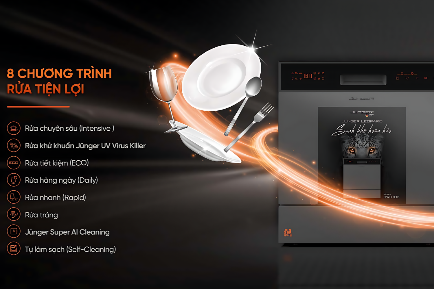 Đa dạng chương trình rửa