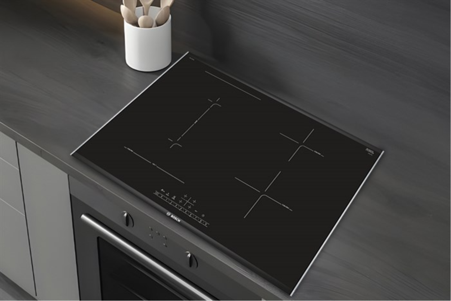 Bếp từ Bosch PVS775FC5E Serie 6 nổi bật với thiết kế 